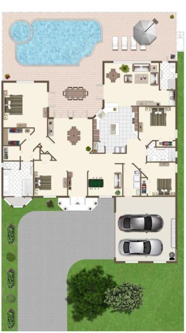 Villa Martinique By Coralvilla Cape Coral Exteriör bild